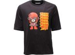 2549AF Maglia Uomo Neil Barrett Black Printed Cotone T-Shirt Man