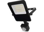 Emos Faretto Led Nero Con Sensore Di Movimento 20W 150Lm/W ZS2923