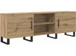 Mobile Tv Vidaxl Rovere Artigianale 150 X 30 X 50 Cm Materiale A Base Di Legno
