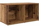 Vidaxl Mobile Tv Da Parete Marrone 72 X 35 X 37 Cm Materiale Ligneo