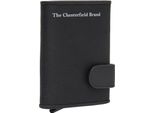 The Chesterfield Brand Porta Carte Di Credito Portafoglio Sabana Cardholder Black Nero