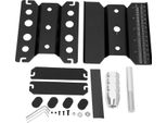 Cavalletto Di Riparazione Per Automodelli Rc In Lega Regolabile In Altezza Ruotabile Bloccabile 1/16 1/10 1/8 Workstation Nero