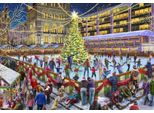Puzzle Bluebird Natale Pattinaggio - 1000 Pezzi