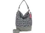 Fritzi Aus PreußEn Borsa A Tracolla Olga Limited Leo Bubble Shoulder Bag Soft Anthra Grigio