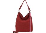 Fritzi Aus PreußEn Borsa A Tracolla Borsa A Tracolla Bitzi01 Suede Jacky Hobo Bag Ruby Red Bordeaux