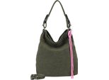 Fritzi Aus PreußEn Borsa A Tracolla Borsa A Tracolla Bitzi01 Suede Jacky Hobo Bag Dark Olive Verde Scuro