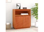 Maison Exclusive - Credenza Marrone Cera 70 X 34 X 80 Cm Legno Di Pino Massiccio