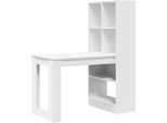 Syfax™ Scrivania Bianco 122 X 67 X 145 Cm Legno Multistrato