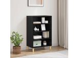 Maison Exclusive - Credenza Effetto Rovere Nero 57 X 35 X 89,5 Cm Materiale Ligneo