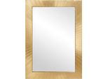 Vidaxl Specchio Da Bagno Nero E Oro 50 X 2,5 X 70 Cm