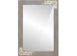 Vidaxl Specchio Da Bagno Con Specchio Grigio 70 X 50 X 2,5 Cm