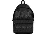 Ac/Dc - Zaino "Back In Black"" RO14496 (Taglia Unica) (Nero)"