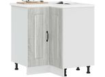 Syfax™ Mobile Base Ad Angolo Cucina Kalmar Grigio Sonoma In Truciolato