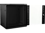 Vidaxl Armadio Di Rete Con Contenitore Nero 60 X 45 X 65 Cm In Acciaio