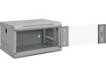 Vidaxl Armadio Di Rete Con Contenitore Grigio 53 X 45 X 30 Cm In Acciaio