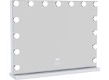 Uniq Xl Specchio Da Trucco Hollywood Con Illuminazione, 15 Luci Led E Funzione Touch - Bianco