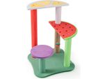 Piccolo Tiragraffi Con Piattaforme, Pallina Di Fragole E Tiragraffi. Simpatico Tiragraffi A Tema Frutta