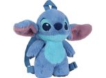 Zaino Per Bambini 3D Stitch Blue 17 X 30 X 11 Cm