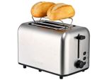Clatronic® Tostapane 2 Fette | Portapane Integrato | Fessure Per Toast Extra Larghe | Tostapane Con Portapane | Ta 3822