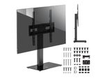 Supporto Tv Universale Maclean Per Mobile Rtv Supporto Max. 40 Kg Max. Vesa 400X400 Regolazione In Altezza E Angolazione Per Tv 32-65", MC-124"