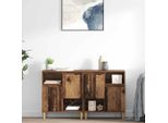 Maison Exclusive - Credenze 2 Pezzi Legno Antico 60 X 35 X 70 Cm Materiale Ligneo