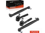 Frankberg 2X Tirante+2X Tirante Di Accoppiamento Anteriore Destro Sinistro Per Opel Astra H L08 L70 Zafira B A05