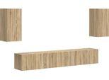 Syfax™ Set Mobile Tv 5 Pcs Rovere Sonoma Legno Multistrato