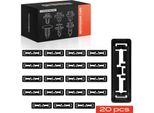 Frankberg 20X Clip Di Fissaggio Modanatura Per Jaguar Xf X250 Sportbrake X250