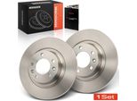 Frankberg 2X Dischi Freno Asse Posteriore Per Peugeot 407 Coupe 6C 2.0L 2.2L 2.7L 3.0L 2005-2010