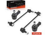 Frankberg 2X Tirante+2X Tirante Di Accoppiamento Anteriore Destro Sinistro Per Opel Combo Corsa C Tigra Twintop