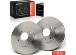 Frankberg 2X Dischi Freno Asse Anteriore Per Nissan 200 Sx Almera Ii Hatchback Primera Traveller 1991-2006