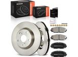 Frankberg 2X Dischi Freno 4X Pastiglie Freno Asse Anteriore Per Toyota Auris Station Wagon Mirai Prius Plus Van Rav 4 Iii Iv