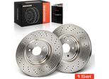 Frankberg 2X Dischi Freno Asse Anteriore Per Mercedes-Benz W203 CL203 S203 C209 A209 R171 2001-2011
