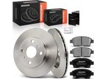 Frankberg 2X Dischi Freno 4X Pastiglie Freno Asse Anteriore Per Toyota Yaris NCP1 NLP1 SCP1 P1 1.0L 1.4L 1.3L 1999-2005