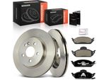 Frankberg 2X Dischi Freno 4X Pastiglie Freno Asse Anteriore Per Mercedes-Benz Classe M W163 2.3L 2.7L 3.2L 4.3L 1998-2005