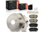 Frankberg 2X Dischi Freno 4X Pastiglie Freno Asse Posteriore Per Hyundai Accent Iii Mc I20 Pb Pbt Kia Rio Ii Jb