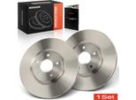 Frankberg 2X Dischi Freno Asse Anteriore Per Nissan Juke Van Qashqai +2 I Renault Koleos Anno Dal 2007