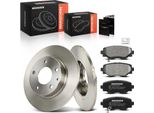 Frankberg 2X Dischi Freno 4X Pastiglie Freno Asse Posteriore Per Mazda 3 Bm Bn 3 Notchback 1.5L 1.6L 2.0L 2.2L 2013-2017