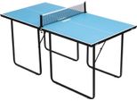GEWO MIDI Tischtennisplatte indoor, klein Tischtennistisch 168x84x76 blau