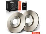 Frankberg 2X Dischi Freno Asse Anteriore Per Mazda 3 Notchback 5 1.4L 1.6L 1.8L 2.0L Anno 2003 In Poi