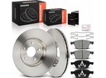 Frankberg 2X Dischi Freno 4X Pastiglie Freno Asse Anteriore Per Ford C-Max Ii Focus Iii Turnier Kuga I Volvo C30 C70 S40 V50