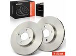 Frankberg 2X Dischi Freno Asse Anteriore Per Nissan Micra Iv K13K K13KK Note E12 1.2L 1.5L Anno Dal 2010