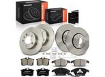 Frankberg 4X Dischi Freno 8X Pastiglie Freno Asse Anteriore Asse Posteriore Per Audi A1 Seat Ibiza Iv Sportcoupe St Toledo Skoda Fabia Ii