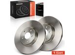 Frankberg 2X Dischi Freno Asse Anteriore Per Ford Focus Ii Iii Volvo C70 Cabriolet S40 V50 2003-2020