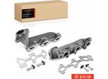 Frankberg 2X Collettore Di Scarico Collettore Di Scarico Sinistro Destro Per Jeep Cherokee Kj Kk Wh Wk Commander Xh Xk Dodge Nitro