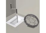 Spirale Per La Pulizia Dei Tubi - Set 6 M (3+3 M) - Per Macchine Elettriche Per La Pulizia Dei Tubi - Molla 12 Mm - Per Tubi Da 50-120 Mm - Acciaio Al Manganese - Trattato Termicamente - Marrone