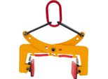 Sollevatore Di Lastre Di Pietra - Pinza Verticale - Capacità Di Carico 325 Kg - Regolabile - 235 Acciaio Al Manganese, Ganasce Inpoliuretano- Per Marmo/Granito/Calcestruzzo - Giallo