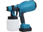 Pistola Elettrica Per Verniciatura - Pistola Ad Alta Pressione - Per Vernici Al Lattice - Motore 210 W - Tre Tipi Di Spruzzo - Serbatoio 800 Ml - Velocità 38.000 Giri/Min - Blu