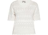 Sidona Damen Pullover - Wollweiss, Xl