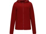 Flyweight Damen Fleecejacke - Burgund, M